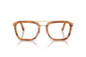PERSOL PO0204V 960 barna csíkos szemüveg