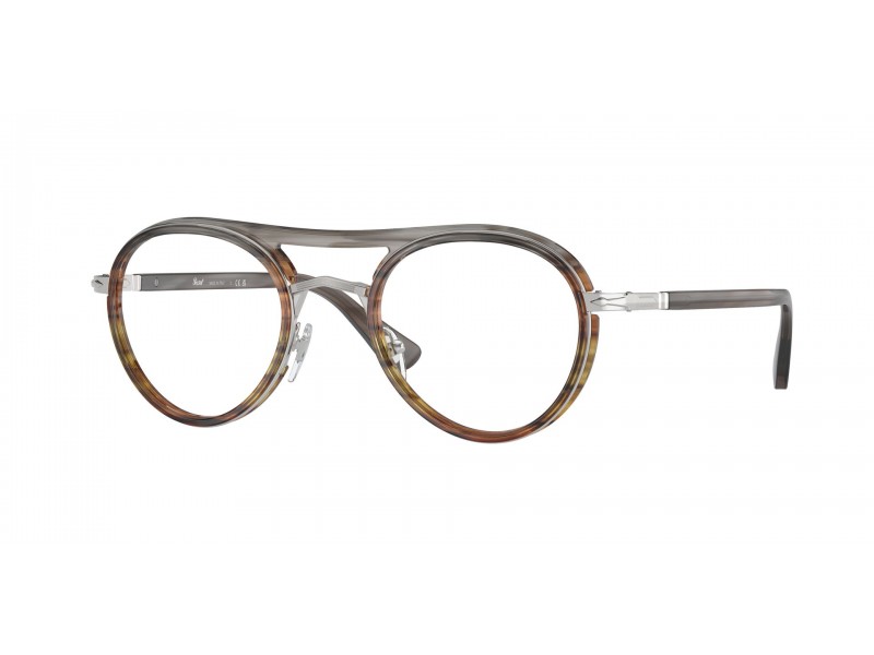 Persol PO2485V 1147 szürke csíkos szemüveg