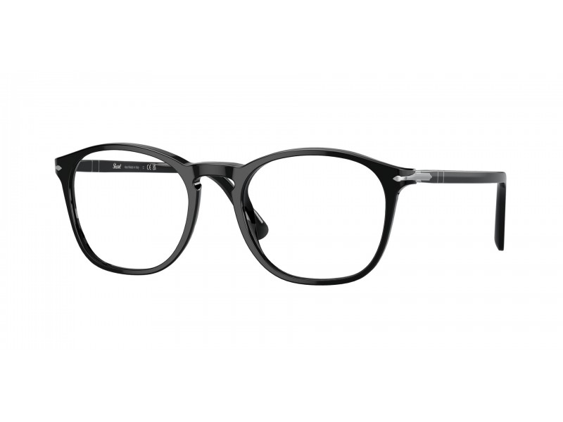 Persol PO3007VM 95 Black férfi keret DEMO lencsével