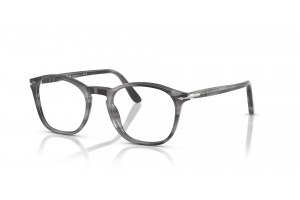 Persol PO3007V 1192 csíkos szürke szemüveg