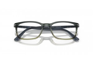 Persol PO3189V 1012 — szürke csíkos, zöld gradient DEMO