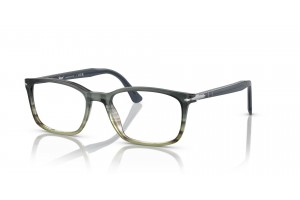 Persol PO3189V 1012 — szürke csíkos, zöld gradient DEMO