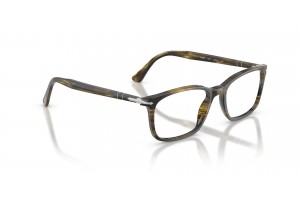 Persol PO3189V 1237 csíkos fekete-olíva szemüveg