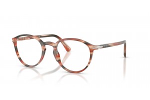 PERSOL PO3218V 1233 csíkos piros-zöld demo szemüveg