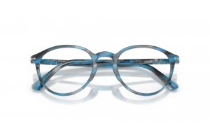 PERSOL PO3218V 1234 kék-szürke szemüveg (demo lencse)