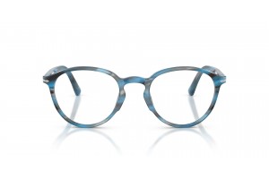 PERSOL PO3218V 1234 kék-szürke szemüveg (demo lencse)