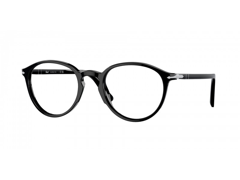 Persol PO3218V 95 fekete szemüvegkeret (DEMO lencse)