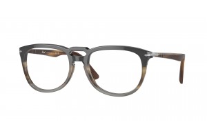 PERSOL PO3278V 1135 fekete/sávos barna szemüvegkeret