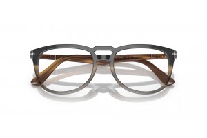 PERSOL PO3278V 1135 fekete/sávos barna szemüvegkeret