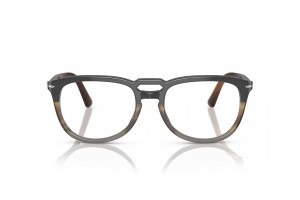 PERSOL PO3278V 1135 fekete/sávos barna szemüvegkeret