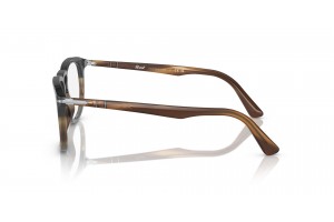 PERSOL PO3278V 1135 fekete/sávos barna szemüvegkeret