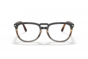 PERSOL PO3278V 1135 fekete/sávos barna szemüvegkeret