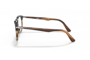 PERSOL PO3278V 1135 fekete/sávos barna szemüvegkeret