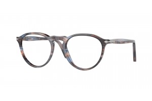 PERSOL PO3286V 1155 kék csíkozott szemüveg DEMO
