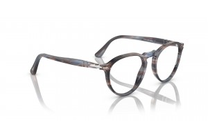 PERSOL PO3286V 1155 kék csíkozott szemüveg DEMO