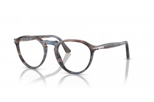 PERSOL PO3286V 1155 kék csíkozott szemüveg DEMO