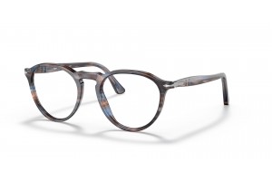 PERSOL PO3286V 1155 kék csíkozott szemüveg DEMO