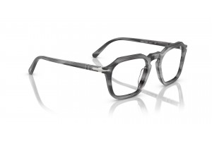 PERSOL PO3292V 1192 csíkos szürke szemüveg demo lencse