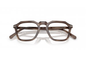 PERSOL PO3292V 1208 barna csíkos demo lencsés szemüveg