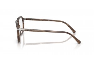 PERSOL PO3292V 1208 barna csíkos demo lencsés szemüveg