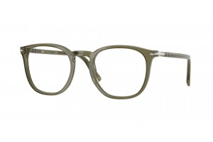 PERSOL PO3318V 1142 Olive Transparent Green Demo Lens szemüveg