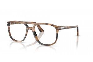 Persol PO3329V GRETA fekete-barnás csíkos szemüvegkeret