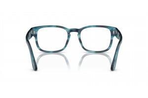 Persol PO3334V 1193 csíkos kék szemüveg, demo lencse