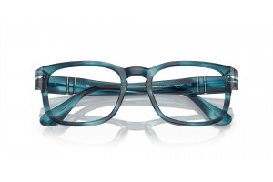 Persol PO3334V 1193 csíkos kék szemüveg, demo lencse