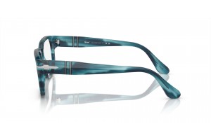 Persol PO3334V 1193 csíkos kék szemüveg, demo lencse