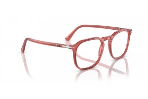 Persol PO3337V 1198 Transparent Red szemüveg (DEMO lencse)