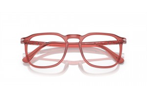 Persol PO3337V 1198 Transparent Red szemüveg (DEMO lencse)