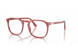 Persol PO3337V 1198 Transparent Red szemüveg (DEMO lencse)