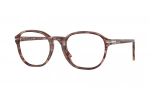 PERSOL PO3343V 1209 Striped Bordeaux (demo lens)