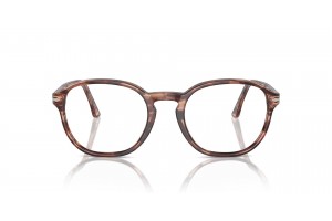 PERSOL PO3343V 1209 Striped Bordeaux (demo lens)