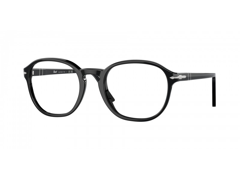PERSOL PO3343V 95 Black DEMO LENS - szemüveg