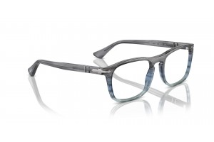 PERSOL PO3344V 1205 — Szürke átmenetes, kék demo lencse