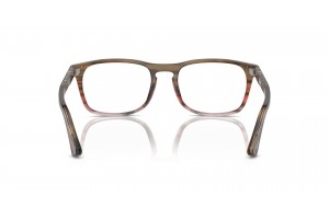 PERSOL PO3344V 1206 barna-piros csíkos szemüveg