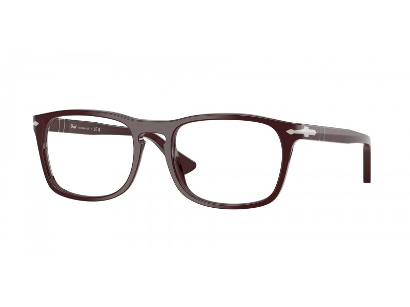 PERSOL PO3344V 1241 Opal Burgundy szemüveg (demo lencse)