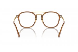 PERSOL PO3352V 960 csíkos barna szemüveg (demo lencse)