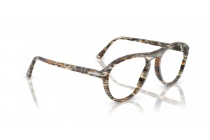 Persol PO3371V 1221 LYNN - Amber Brown / Pirate Black