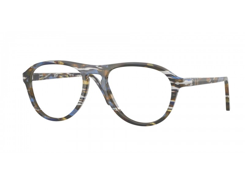 PERSOL PO3371V 1222 LYNN Frost Grey/Nautical Blue