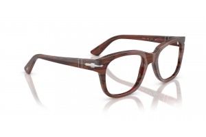 PERSOL PO3372V 1223 csíkos burgundy demo lencse