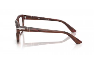PERSOL PO3372V 1223 csíkos burgundy demo lencse