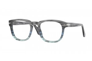 PERSOL PO3376V 1205 – szürke csíkos szemüvegkeret