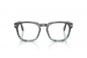 PERSOL PO3376V 1205 – szürke csíkos szemüvegkeret