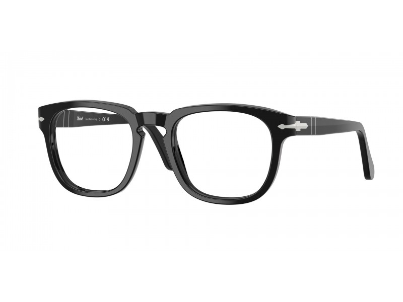 PERSOL PO3376V 95 fekete unisex szemüveg - demo lencse