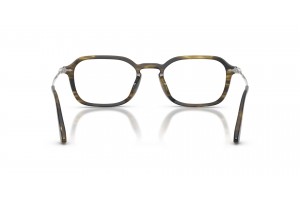 PERSOL PO3381V 1237 — Csíkos fekete és olíva keret