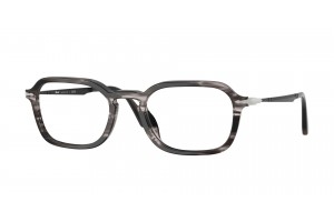 PERSOL PO3381V 1238 csíkos fekete-szürke szemüveg