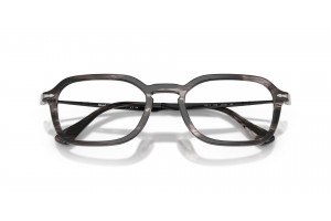 PERSOL PO3381V 1238 csíkos fekete-szürke szemüveg