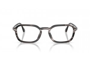 PERSOL PO3381V 1238 csíkos fekete-szürke szemüveg